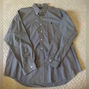 Ralph Lauren Black/White Checkered Button Down Shirt